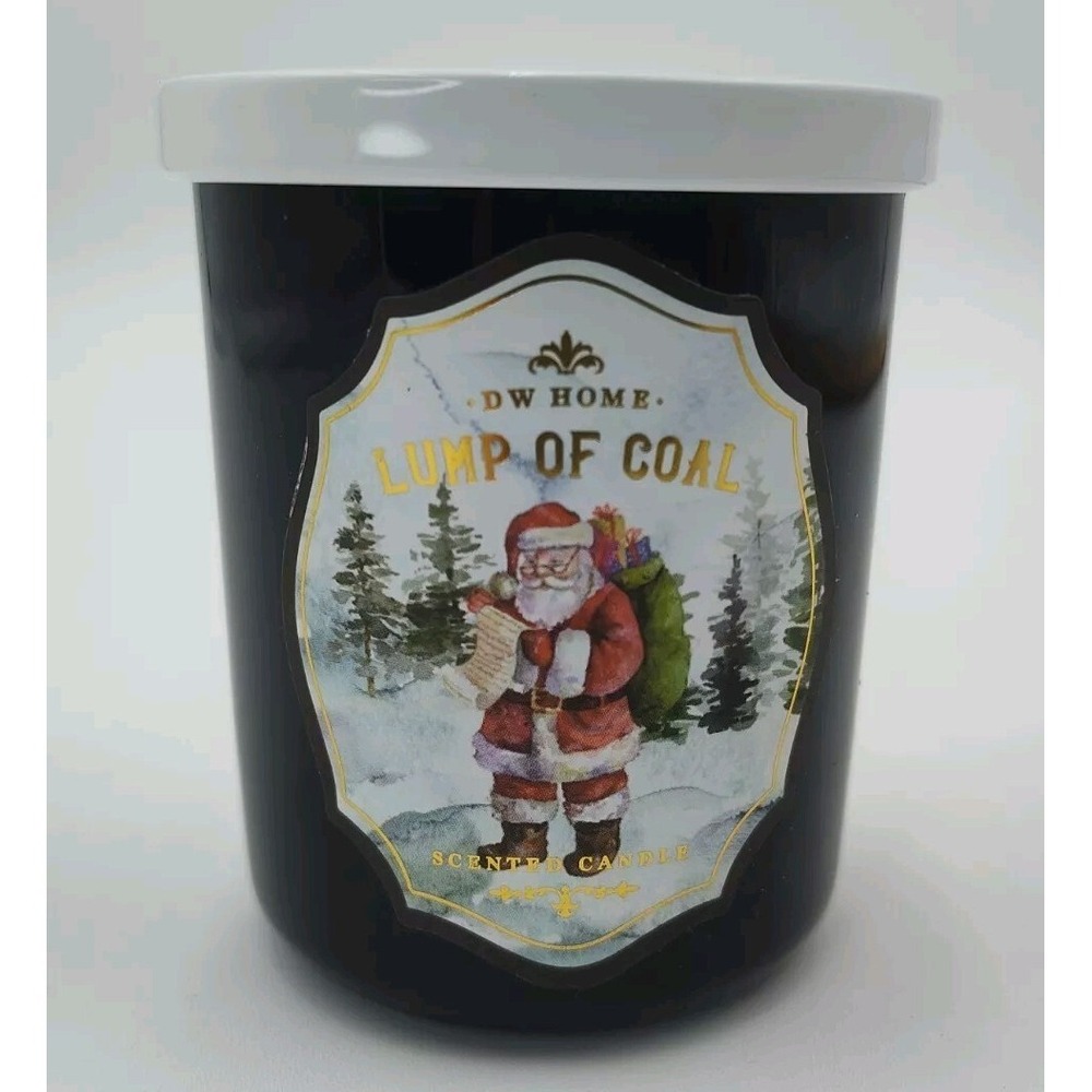 Candle LUMP COAL Scented Christmas 🎄🕯️🎅🏽 DW NEW Sm 3.8‎ oz Rare👀📸SEE📏📸